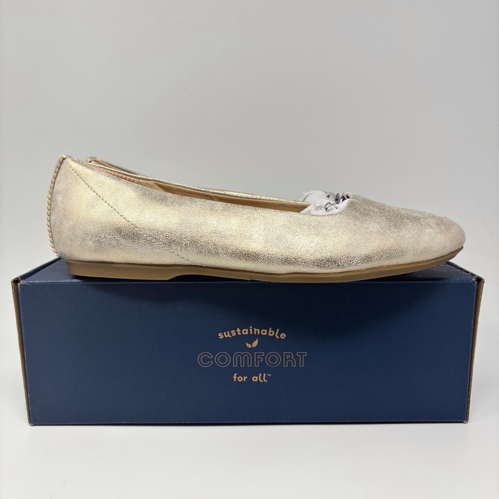 Dr. Scholl's Gold Metallic Ballet Flat